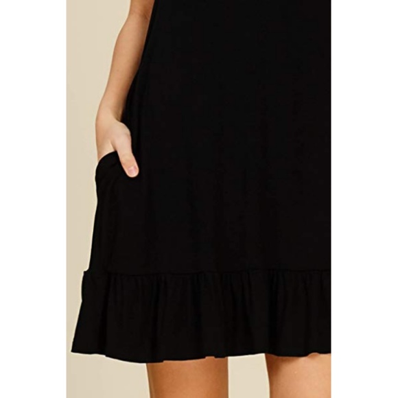 Women's Bottom Ruffle Dress - Picture 3 of 4